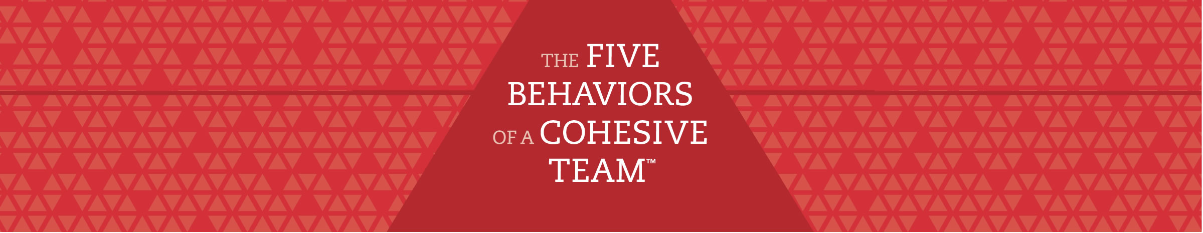 Five Behaviors of a Cohesive Team